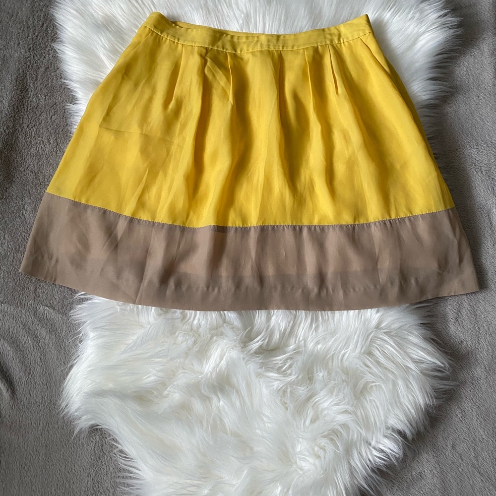 🌺 J crew pleated mini skirt